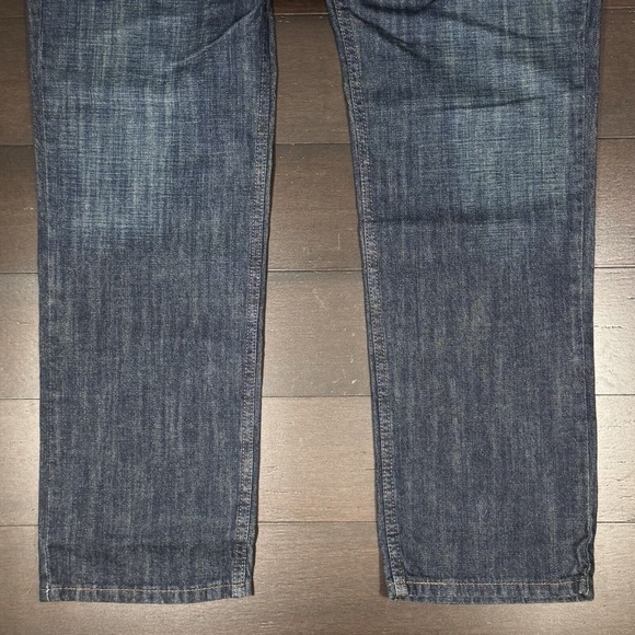 Levi's 514 Straight Dark Denim Jeans Size 34 x 30 Zip Fly Red Tab 104 - Picture 4 of 7